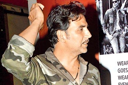 Spotted: Akshay Kumar in a military shirt