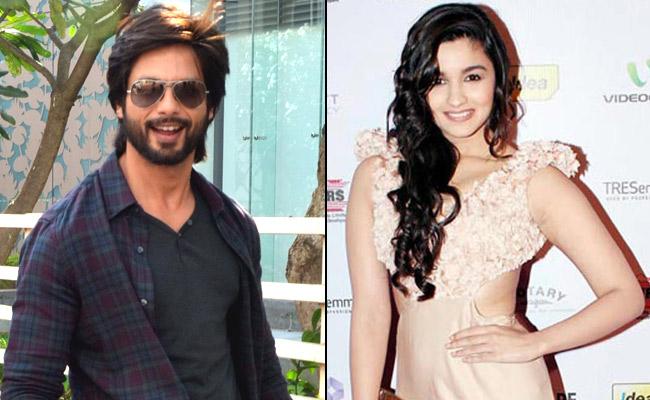 Shahid Kapoor and Alia Bhatt