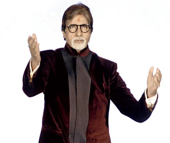 Amitabh Bachchan’s yet-to-be-titled fictional show will be centred around the life of a construction tycoon. It is expected to go on air by the end of this year. Pic/Shadab Khan