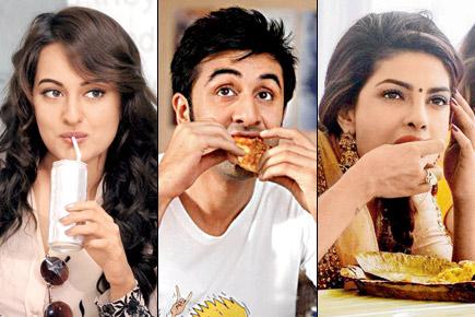 Find out what Sonakshi, Ranbir and Priyanka eat while shooting