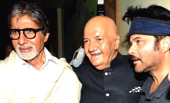 Amitabh Bachchan, Prem Chopra and Anil Kapoor