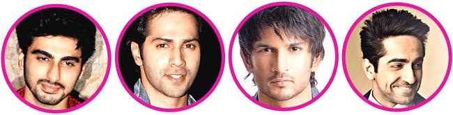 Arjun Kapoor, Varun Dhawan, Sushant Singh Rajput and Ayushmann Khurrana