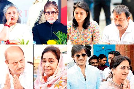 Bollywood families that don't see eye to eye politically