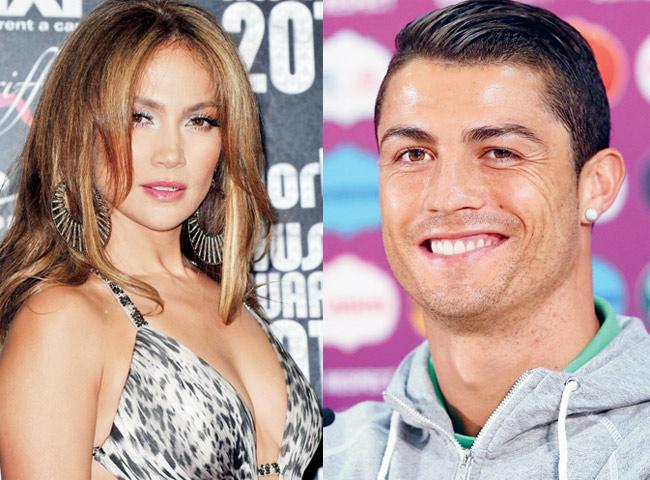 Jennifer Lopez (Pic/Getty Images) and Cristiano Ronaldo