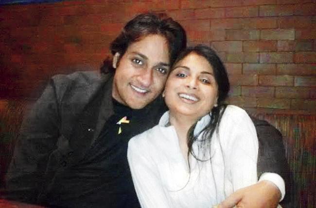 Inder Kumar with wife Pallavi
