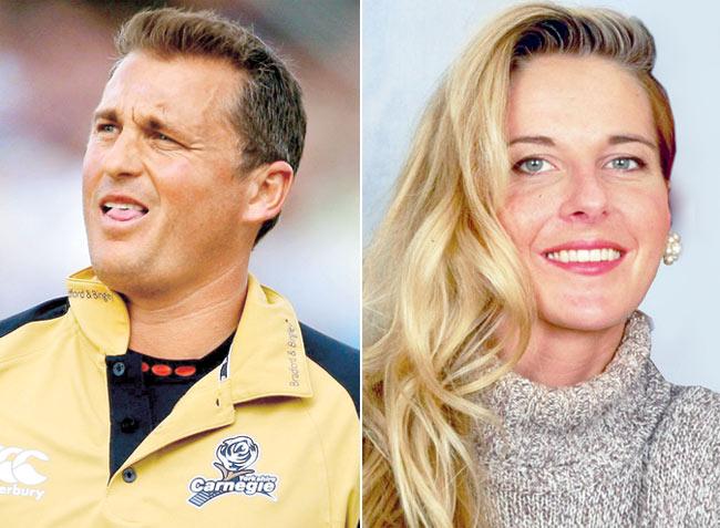 Former England pacer Darren Gough and his ex-wife Anna