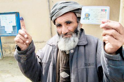 Poll time: Afghans step out to vote