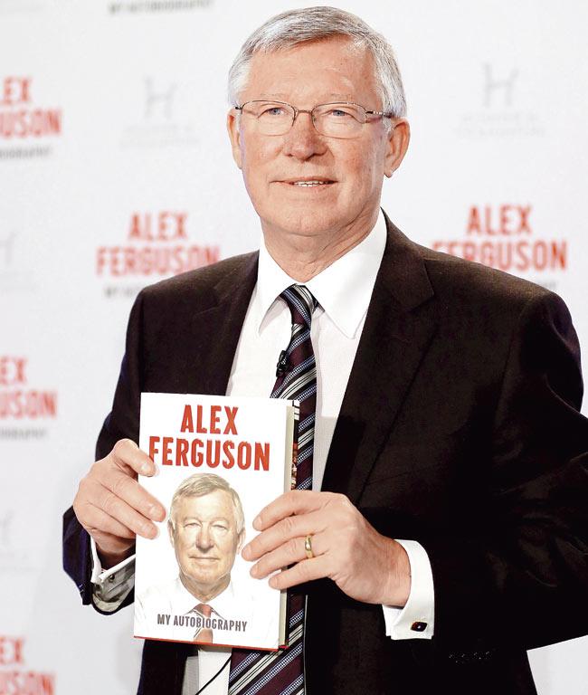 This is the real thing but pirated editions of Sir Alex Ferguson’s book have found their way to the city. Pic/Getty Images
