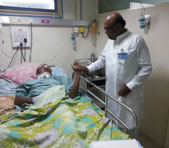 Police Constable in hospital