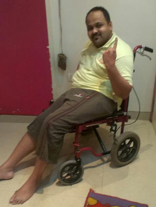 Paraplegic voter