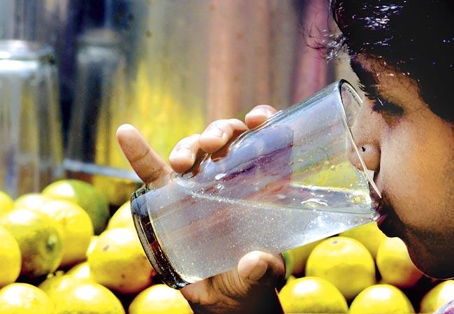 Nimbu Pani, a favourite beverage in the hot summer, may bear the brunt of the rise in prices. File pic