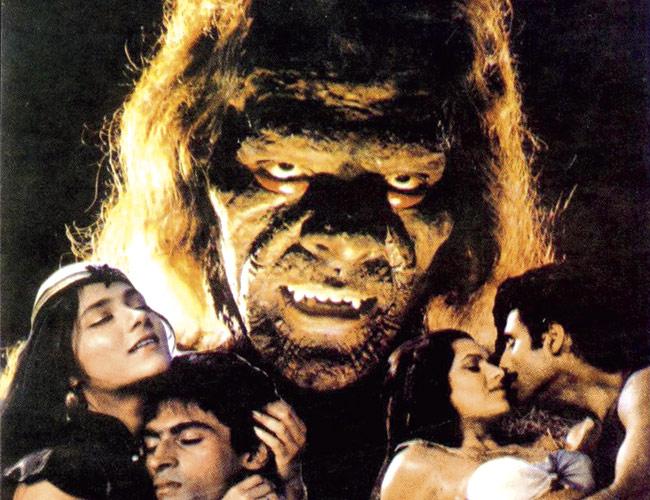 A poster of the horror-hit, Purana Mandir