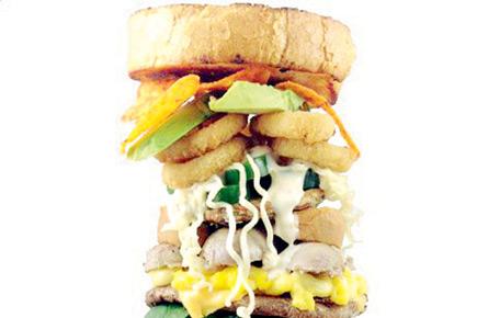  2-foot-tall Alphabet sandwich has 26 foods, one for every letter
