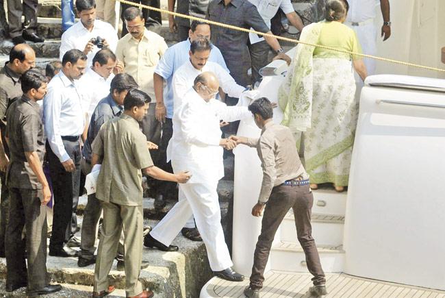 NCP leader Sharad Pawar during a recent visit to the city. Pic/Bipin Kokate