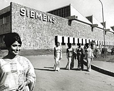 Women employees of Siemens