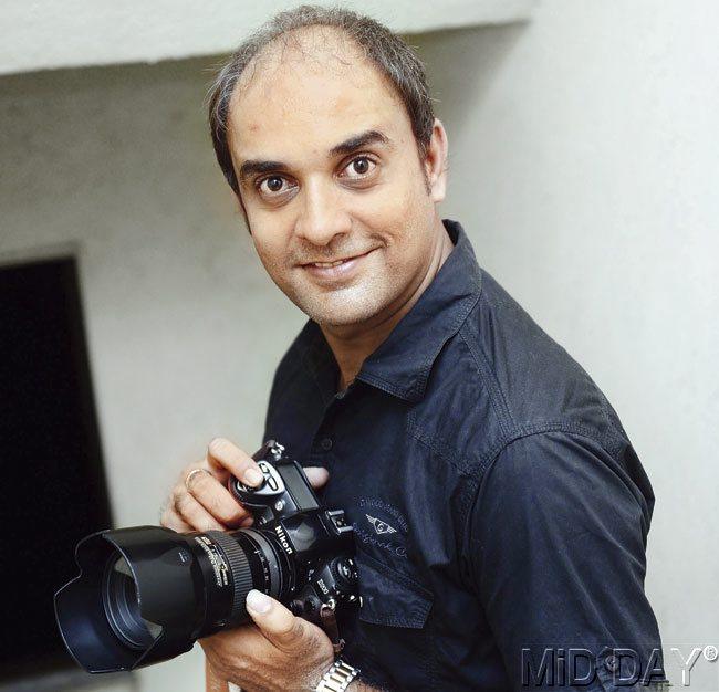 Umesh Vaghela learnt the tricks of the trade by keenly observing all the photographers he assisted. Pic/Pradeep Dhivar
