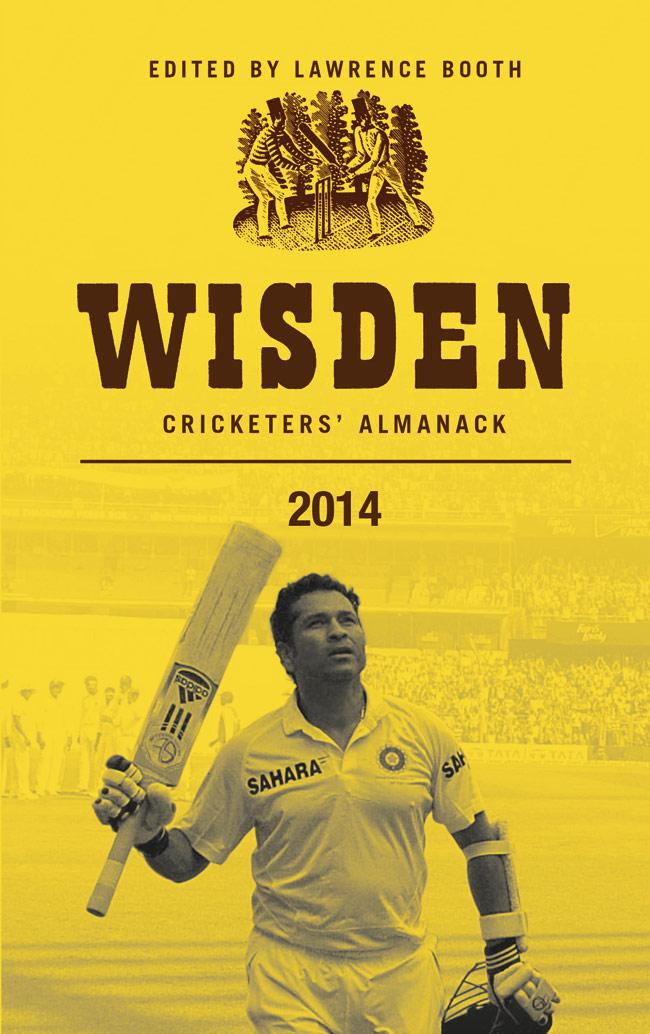 Sachin Tendulkar on the cover of Wisden 2014