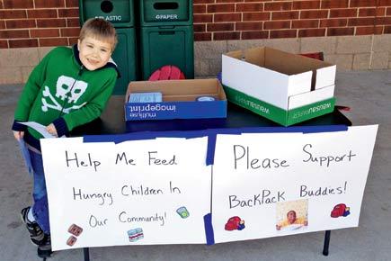 Inspiring: 8-year-old boy's grit feeds 16 needy children for a year