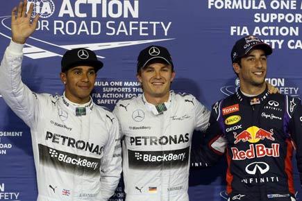 Bahrain GP: Force India's Perez takes rare third as Lewis Hamilton wins