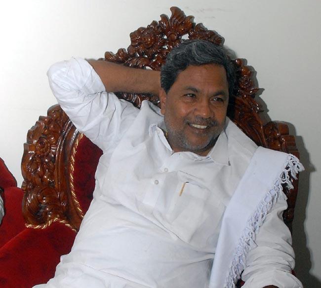 Karnataka Chief Minster Siddaramaiah