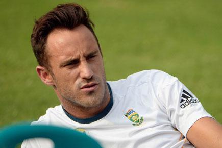Ball-tampering issue blown up, says Faf du Plessis 