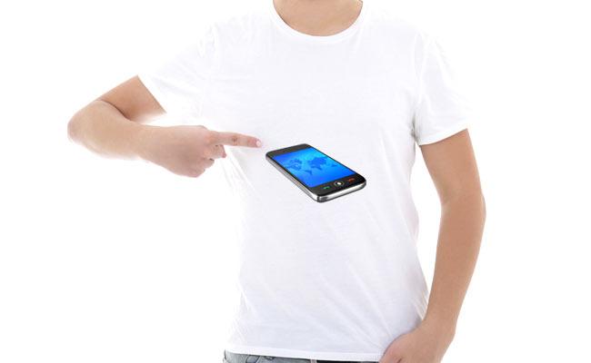 Soon, smart phones that can be printed on t-shirts!