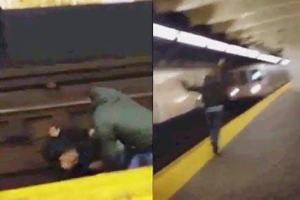 Man survives being run over by subway
