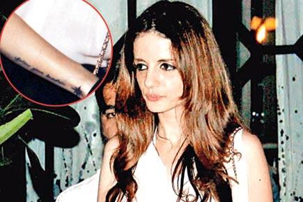 Sussanne Roshan gets a new tattoo
