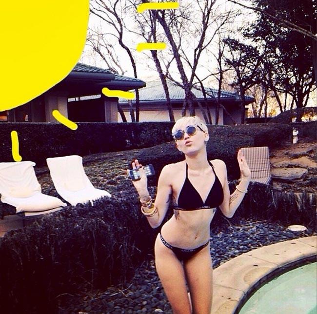 Miley Cyrus. Pic/mileycyrus Instagram account