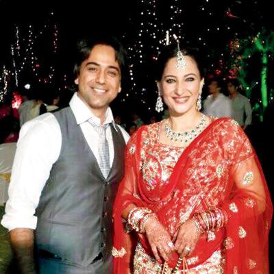Newlyweds Sachin Tyagi and Rakshanda Khan