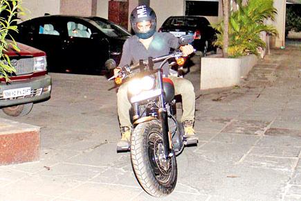 Spotted: Sidharth Malhotra on his Harley Davidson