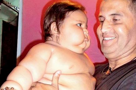 Too much baby weight! 20-kg 8-month-old put on urgent diet