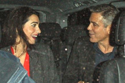 George Clooney vacations with Amal Alamuddin