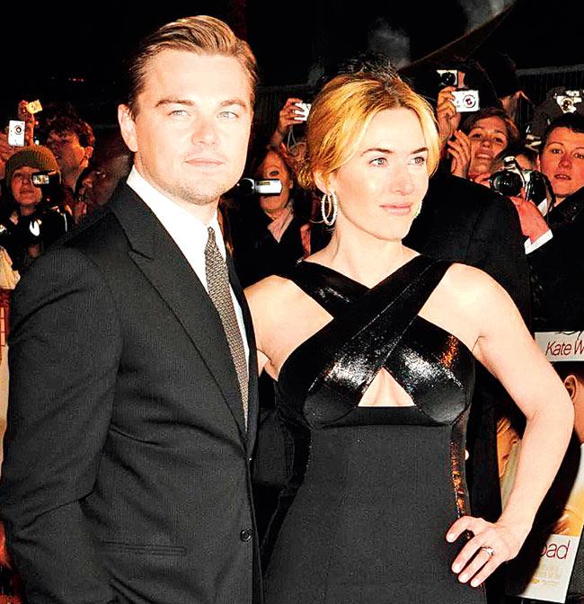 Leonardo DiCaprio and Kate Winslet. Pic/AFP