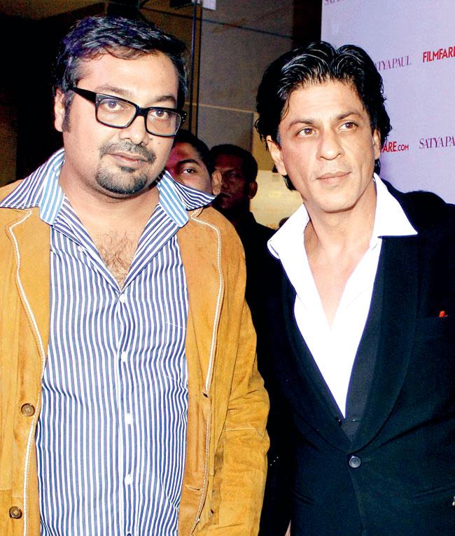 Anurag Kashyap (left) and Shah Rukh Khan