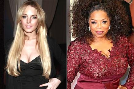 Lindsay Lohan breaks down on TV after Oprah Winfrey gives her a telling off