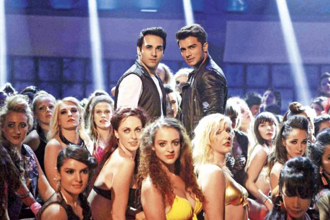 A still from the film, O Teri, which features several foreign artistes