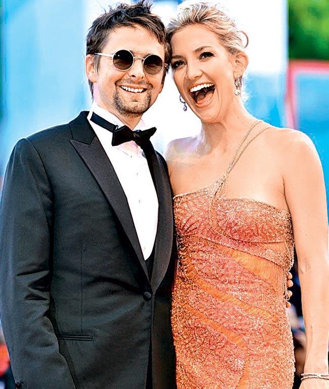 Matthew Bellamy and Kate Hudson have been enagaged since 2011. Pic/AFP