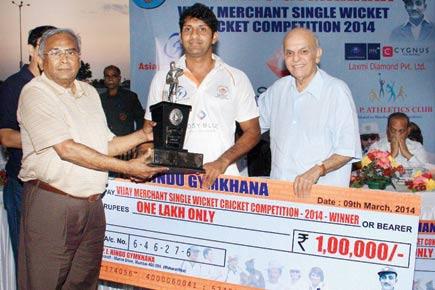 Amit Dani is king of Vijay Merchant single wicket tournament