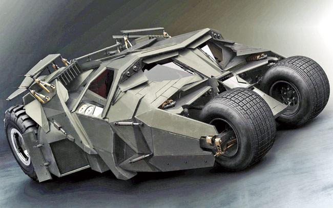 The batmobile is available only in black and  only a left hand drive