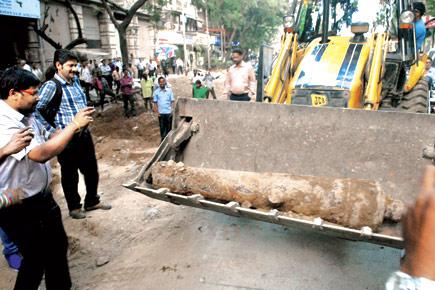 Digging of SoBo road triggers discovery of British-era cannon