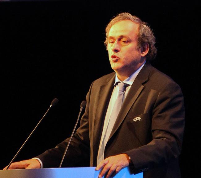 UEFA president Michel Platini 