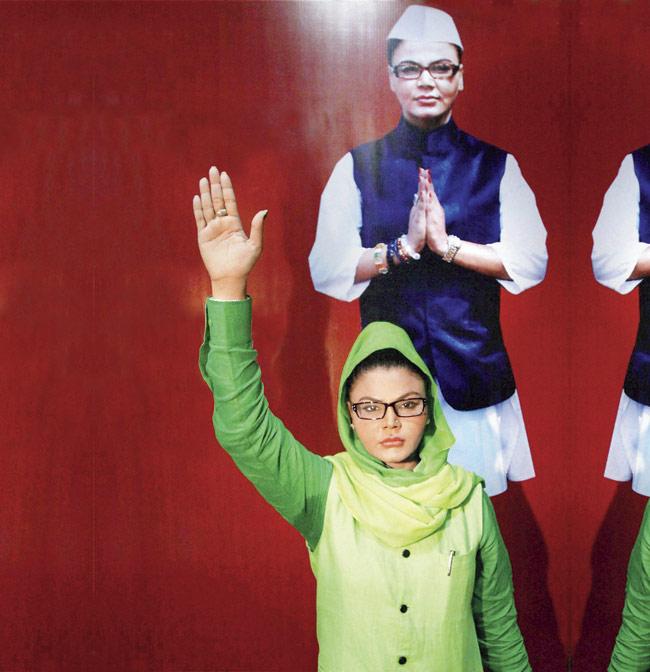 Item girl-turned-actress Rakhi Sawant has now turned to politics. She will contest this year’s Lok Sabha elections from Mumbai North West constituency as an independent
