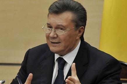 Interpol gets request for ousted Ukrainian president's arrest