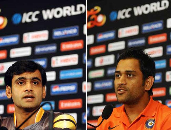 Mohammad Hafeez and MS Dhoni