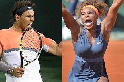 Rafael Nadal, Serena Williams maintain top spot of tennis rankings