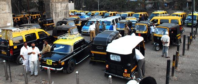 Holi, taxis and autos