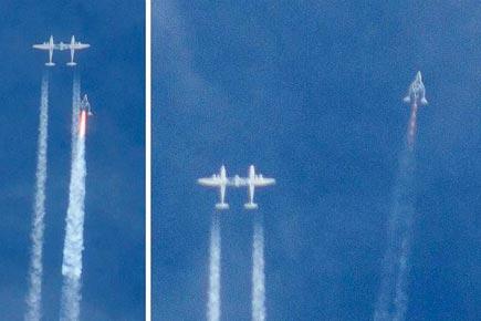 Investigators, Branson visit SpaceShipTwo crash site