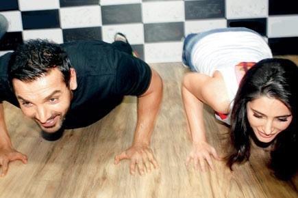 Nargis Fakhri takes up John Abraham's fitness challenge