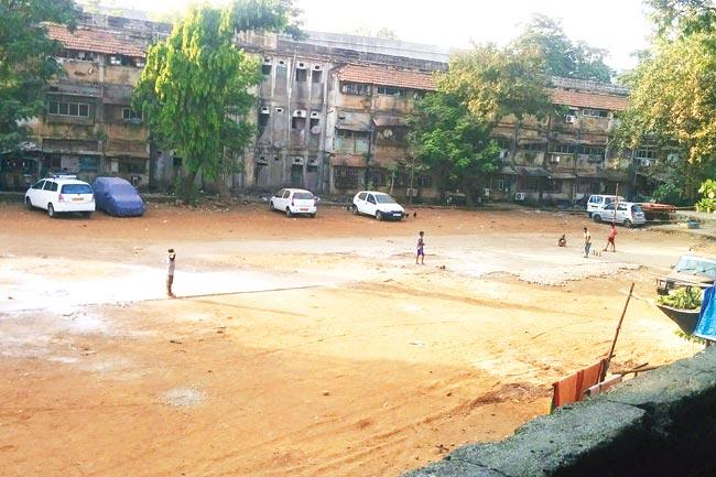 A patch of the 8-acre plot that will be handed over to MHADA